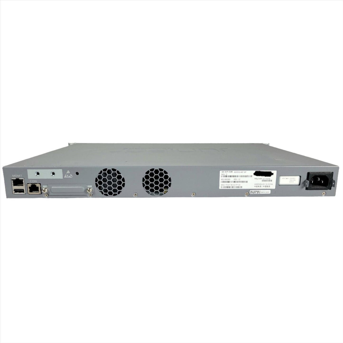 Juniper EX3300-48T-BF 48x 10/100/1000BASE-T & 4x SFP+ switch (Used - Good)