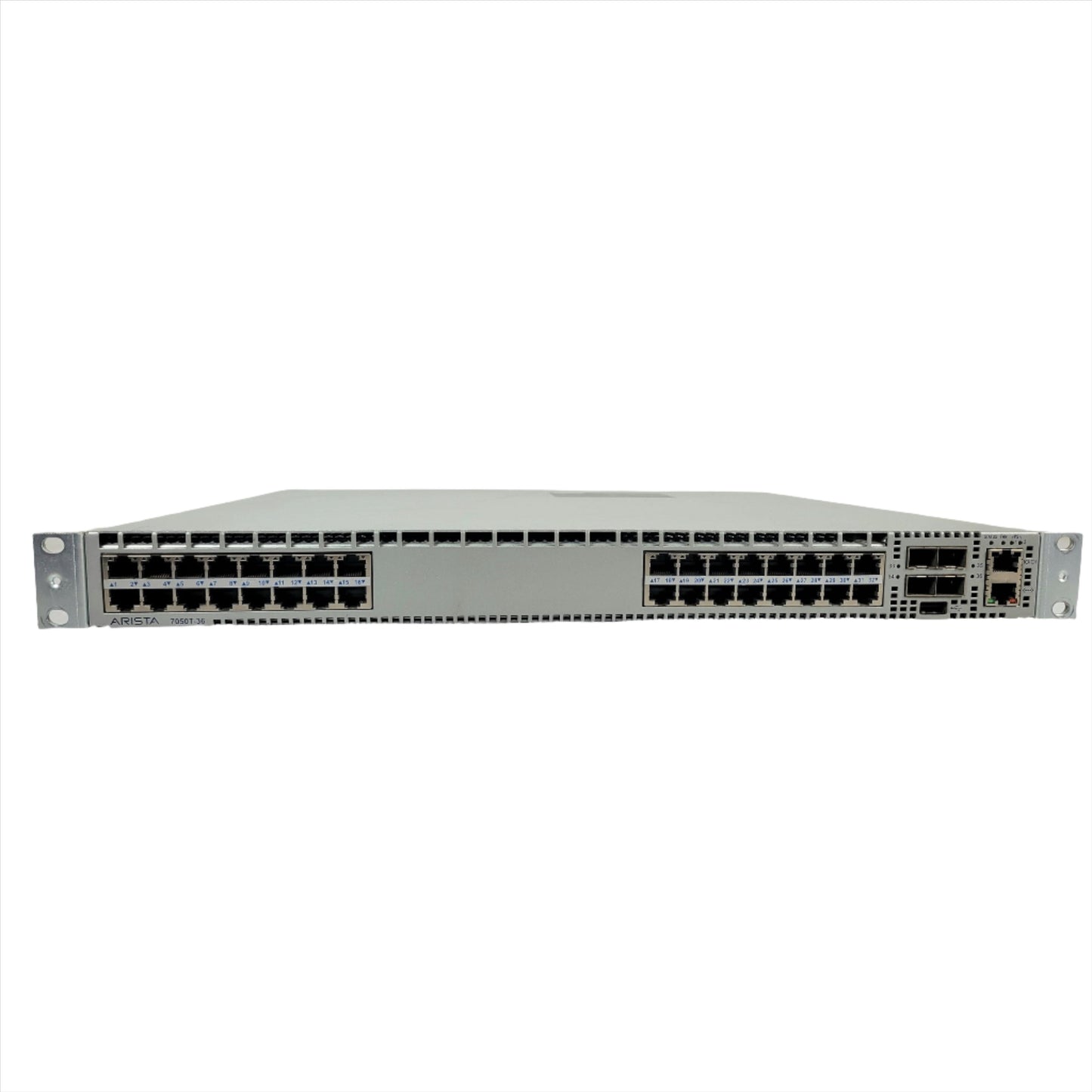 Arista DCS-7050T-36-F, 32x RJ45 with 4x 10Gb SFP+ switch (Used - Good)