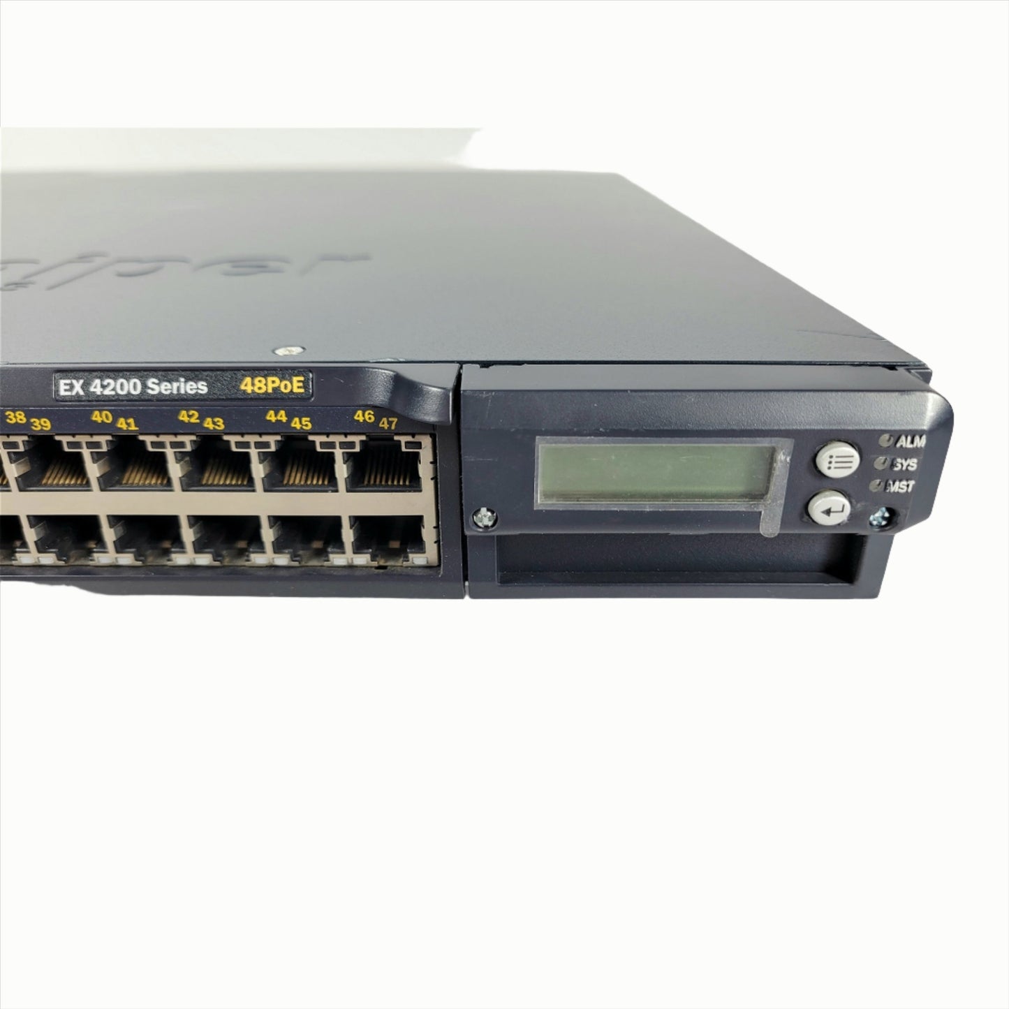 Juniper EX4200-48P-S, 48x 10/100/1000BaseT PoE switch (Used - Good)