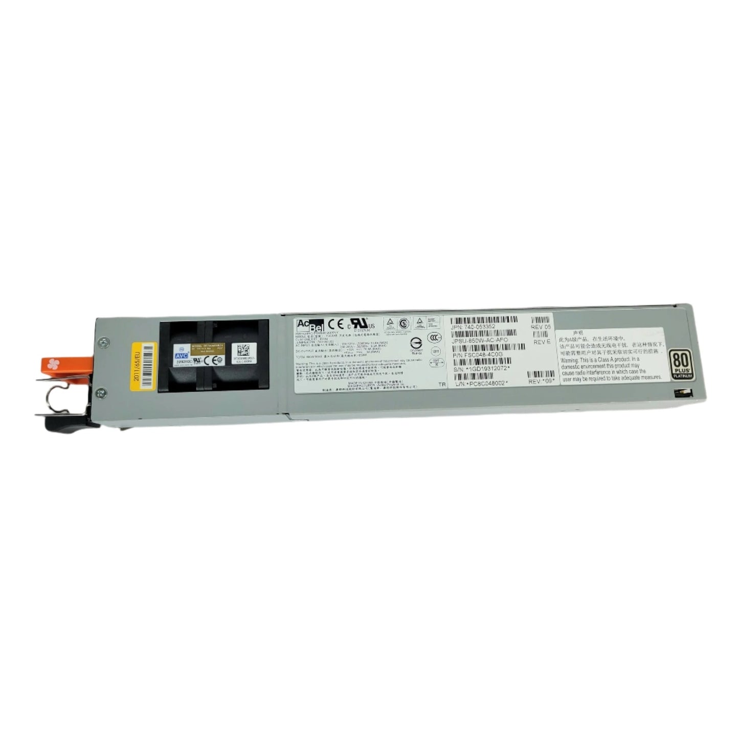 Juniper JPSU-850W-AC-AFO, designed for QFX5100 series (Used - Good)