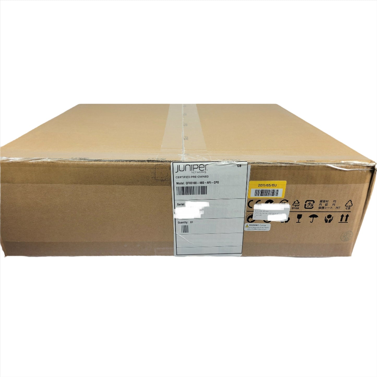 Juniper QFX5100-48S-AFI, 48x SFP+/SFP ports & 6x QSFP (Refurbished)