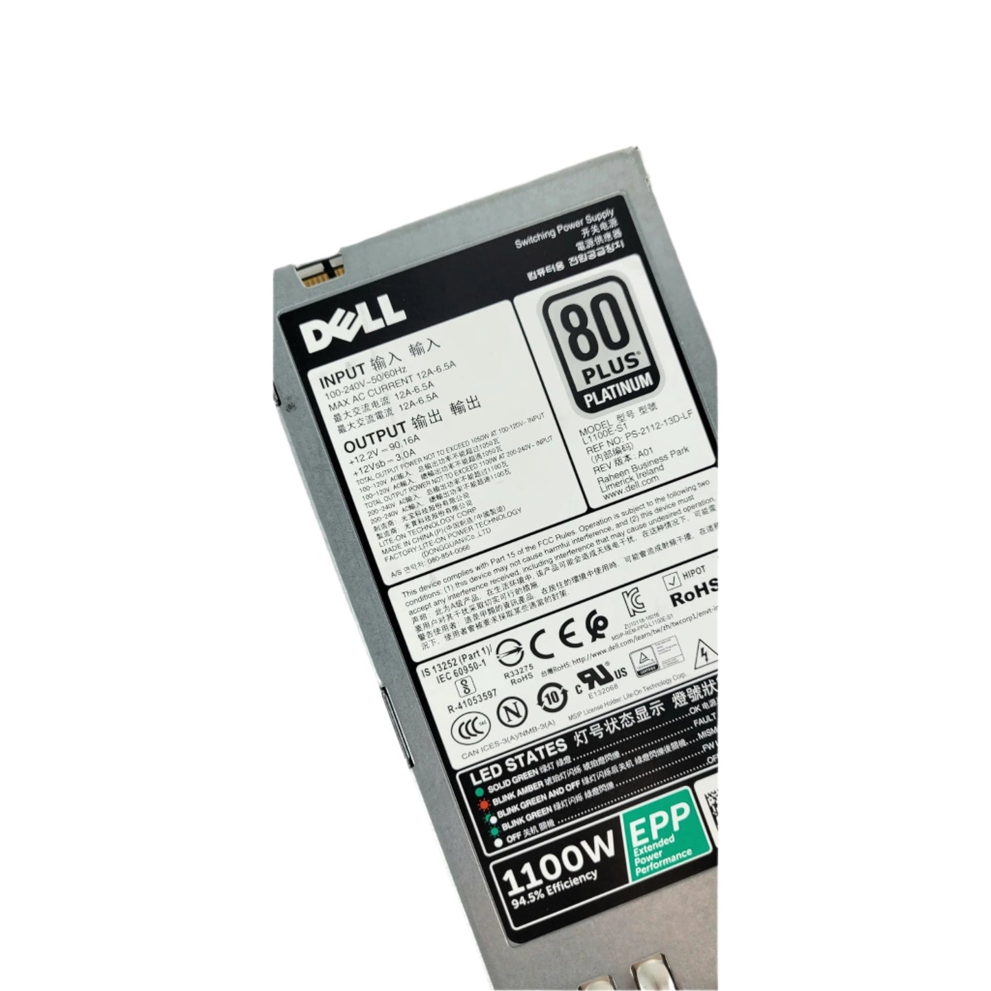 DELL L1100E-S1 1100 WATT power supply for PowerEdge Servers (Used - Good)