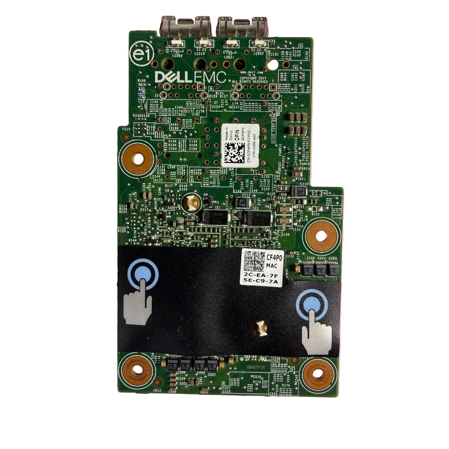 Dell CF4P0 10Gbps Dual Port SFP+ Network Adapter BCM57416 0CF4P0