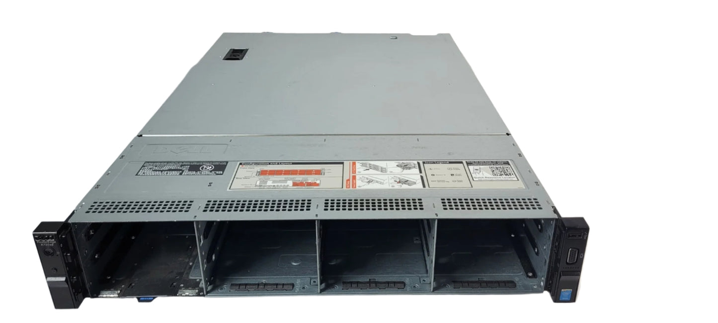Dell PowerEdge R730xd 2X Intel Xeon E5-2620 v3 @ 2.40GHz 64GB PERC H730 No HDD