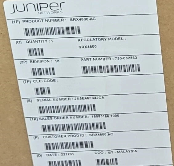Juniper SRX4600-AC