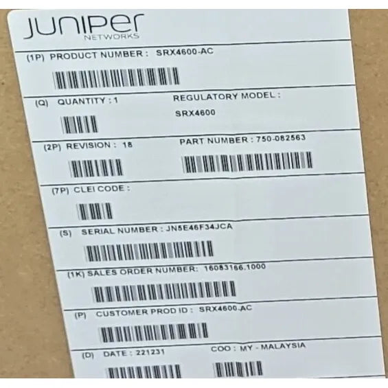 Juniper SRX4600-AC