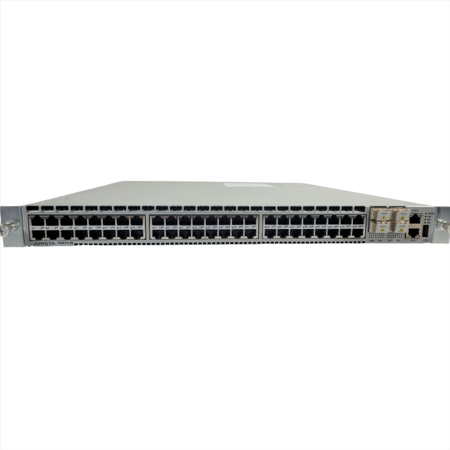Arista DCS-7050TX-96-F, 48x 10GbE & 12x 40GbE(4X MXP) ports (Used - Good)