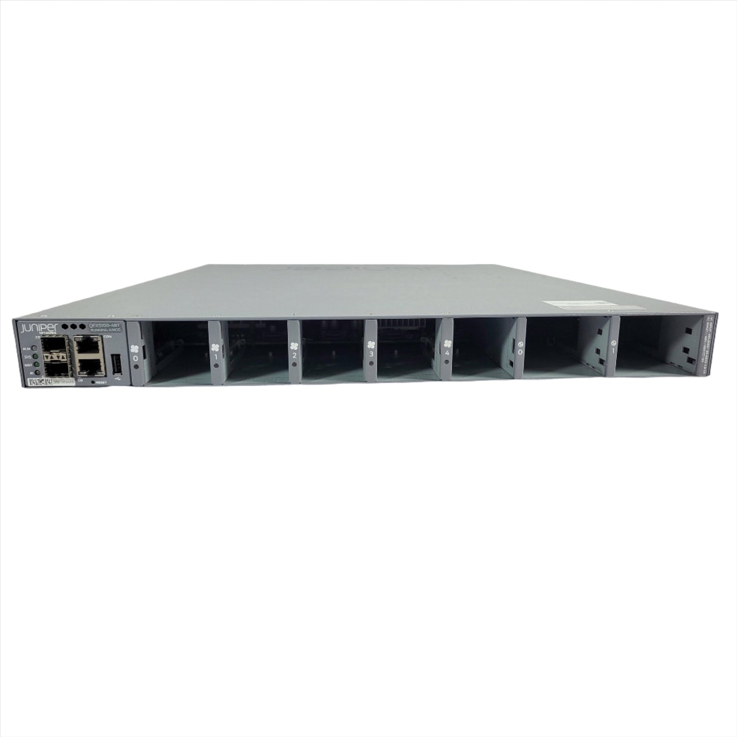 Juniper QFX5100-48T-S, 48x RJ-45 ports, 6x QSFP+ ports (Used - Good)