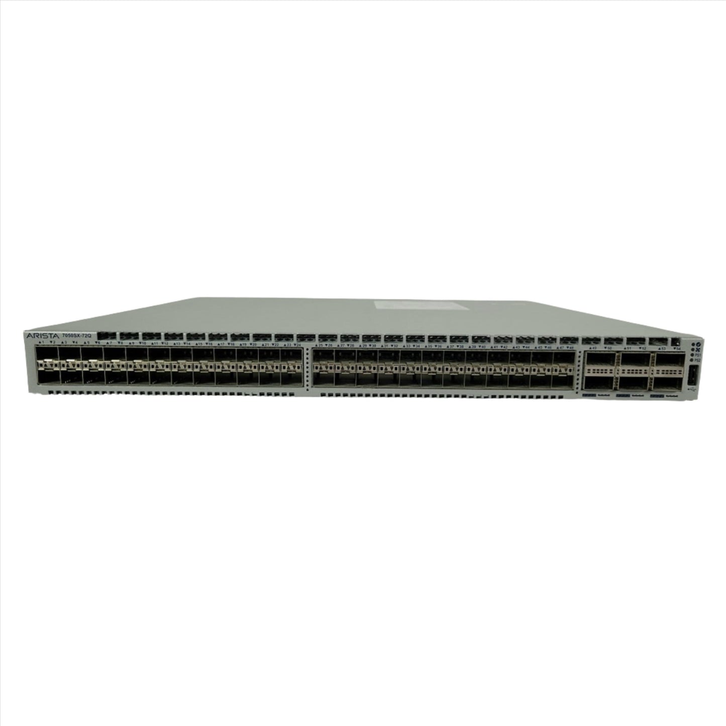 Arista DCS-7050SX-72Q-F, 48x SFP+ & 6x 40GbE QSFP+ switch (Used - Good)