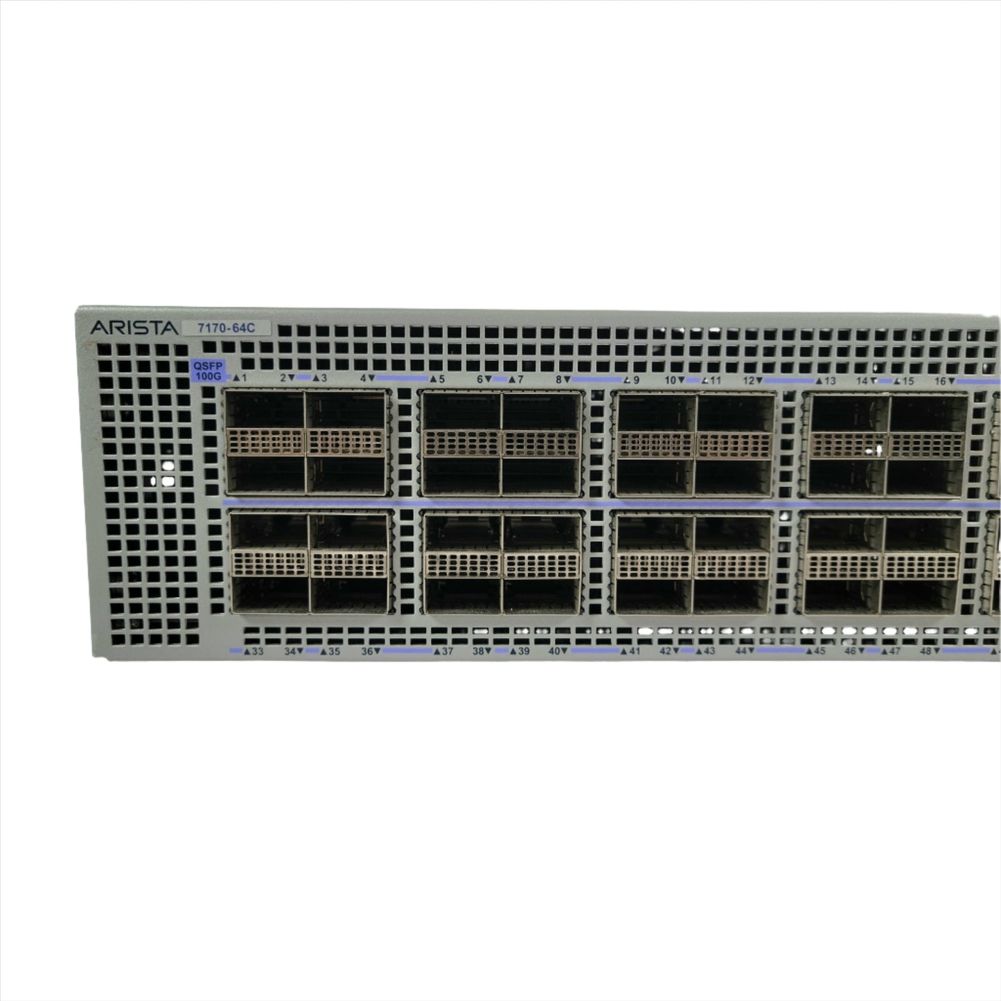 Arista DCS-7170-64C-M-F Programmable 64x 100GbE QSFP switch (Used - Good)