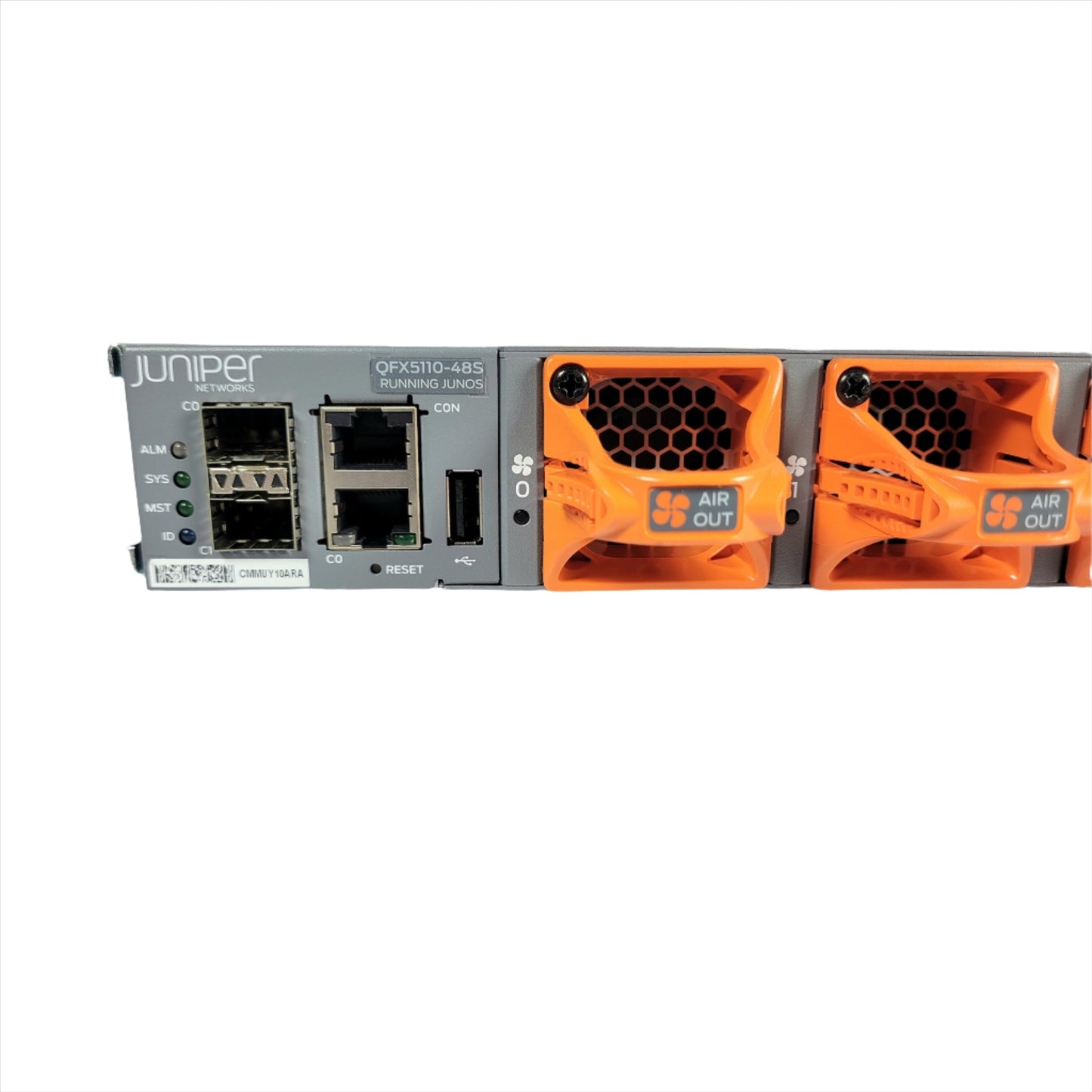 Juniper QFX5110-48S-AFO, 48x SFP+ and 4x QSFP28 switch (Used - Good)