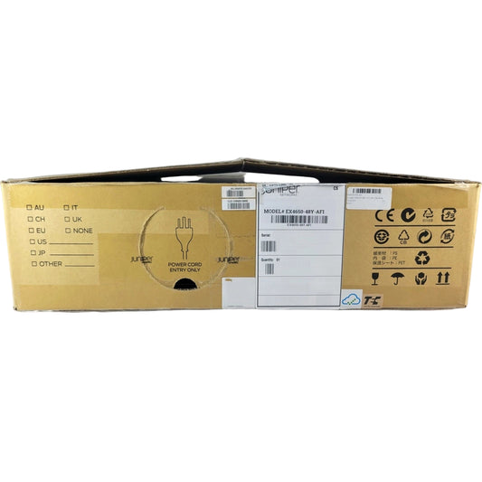 Juniper EX4650-48Y-AFI, 48x 25G & 8x 40/100Gbps switch (New Open Box)