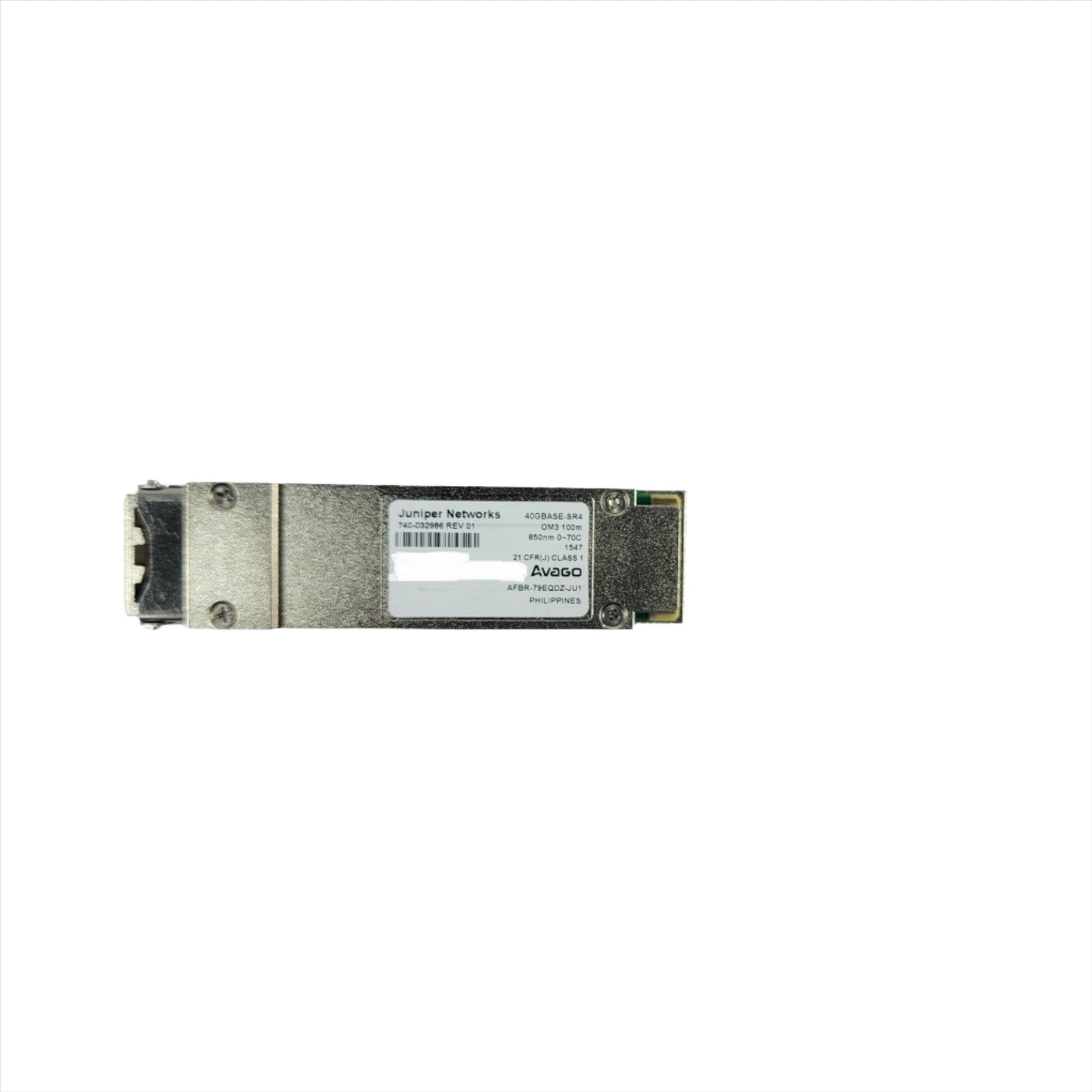 Juniper QSFP+ module 40GBASE-SR4, 40-Gigabit Optics (Used - Good)