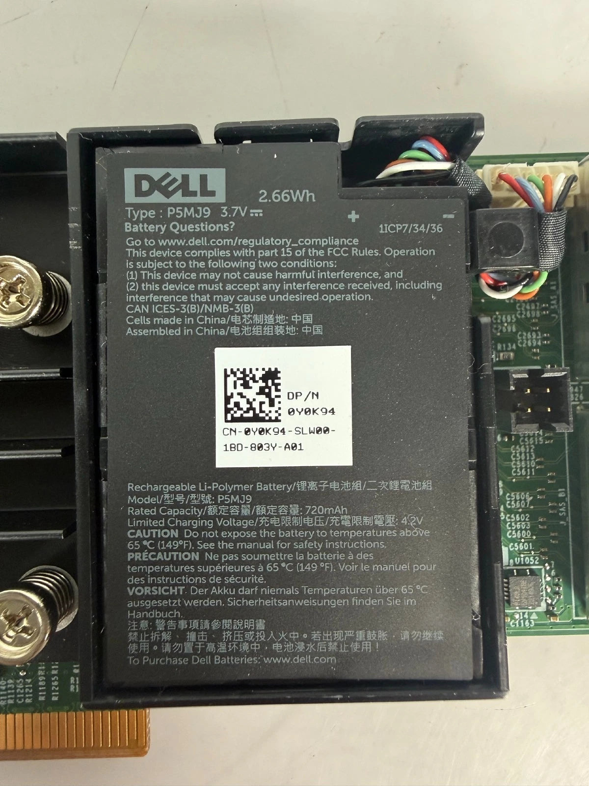 Dell EMC PERC H755 8GB BBU Cache 12Gb/s SAS PCIe RAID Controller