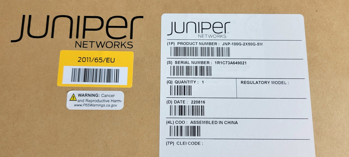 Juniper JNP-100G-2X50G-5M