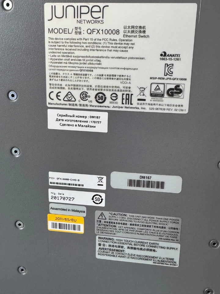 Juniper QFX10008