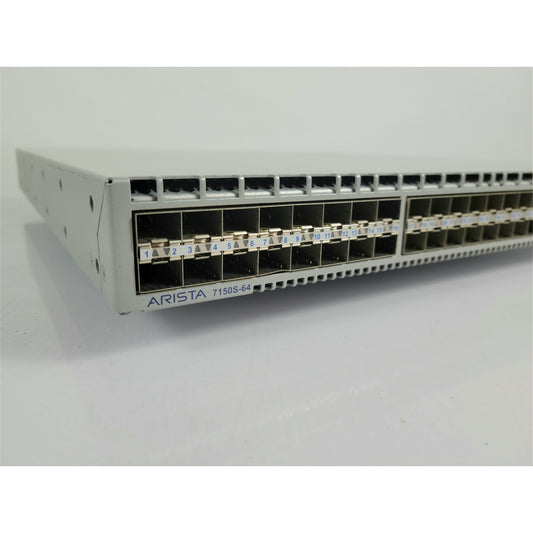Arista DCS-7150SC-64-CLD-R, 48x10GbE (SFP+) & 4xQSFP switch (Used - Good)